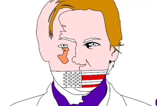 Assange Colored