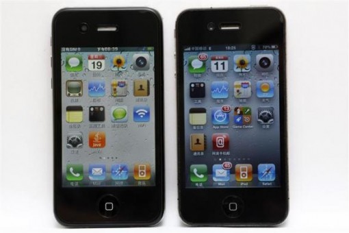 hiPhone 5 and iPhone 4 Front
