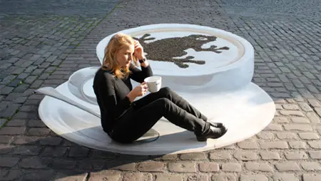 3D Street Art Coffee