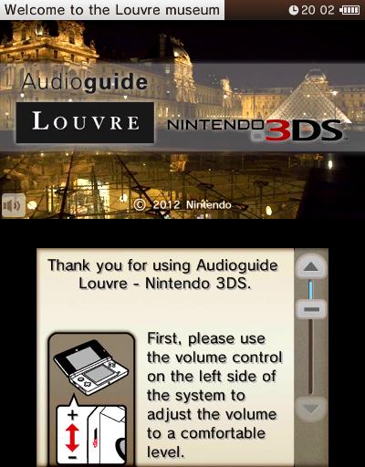 Louvre 3DS Audio Guide