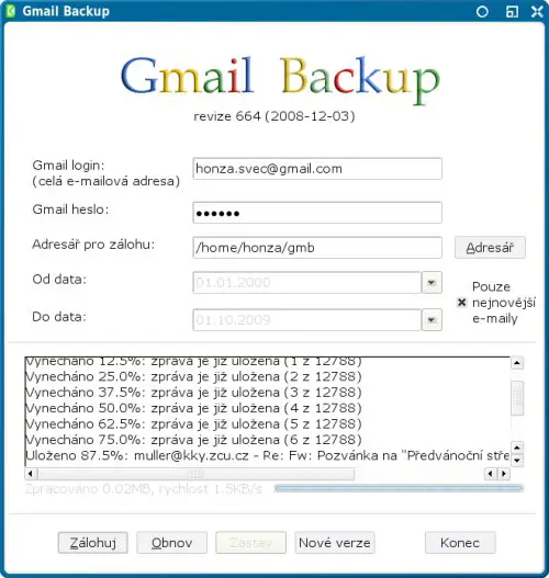 gmail backup