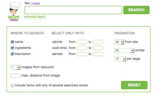 RF Advanced Search