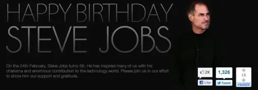 Steve Jobs Birthday