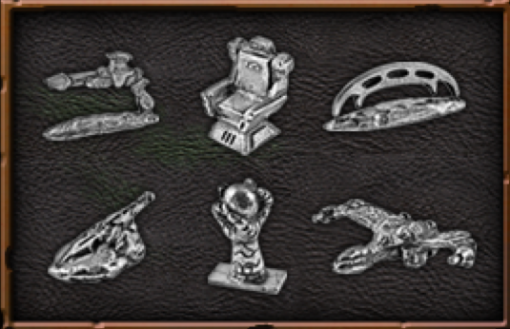 Klingon Monopoly Game Tokens Klingon Monopoly Game Tokens