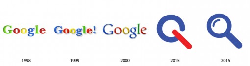 Google Logos Evolution of famous logos