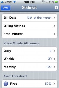 Voice Minute Allowance
