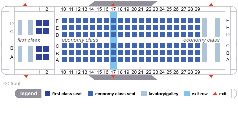 Airplane Seat Plan