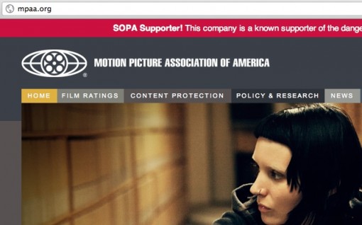 No SOPA Chrome Extension