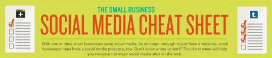 The Small Business Social Media Cheat Sheet Social Media Cheat Sheet
