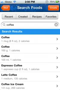 Search Food SlimKicker