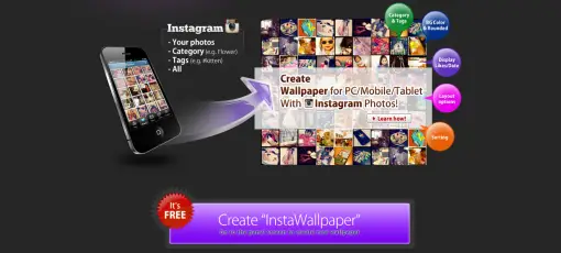 Insta-wp Customized wallpaper
