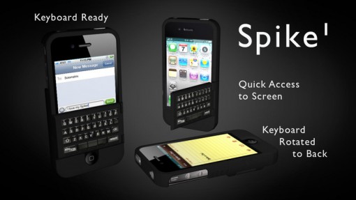 Spike positions iPhone Case Keyboard