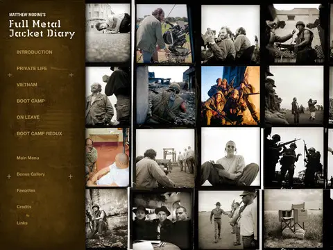 Full Metal Jacket Diary iPad App