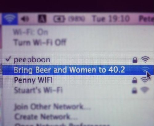 Wi-Fi names