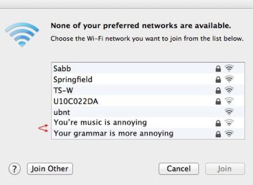 Wi-Fi names
